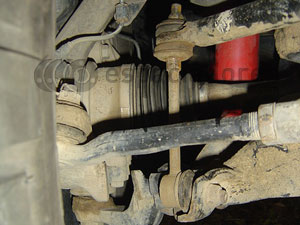 Soltar barra estabilizadora delantera