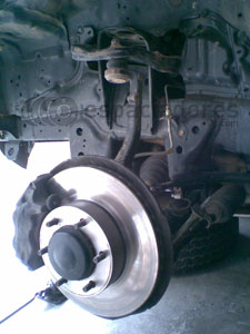 Retire el amortigudor